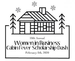 2020 Cabin Fever Scholarship Dash Logo
