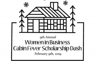 9th Annual Women In Business Winona MN Scholarship Dash Logo